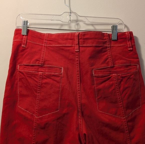 The Delaney Clean-Seamed High-Rise Wide-Leg Jeans by Maeve - Picture 6 of 14